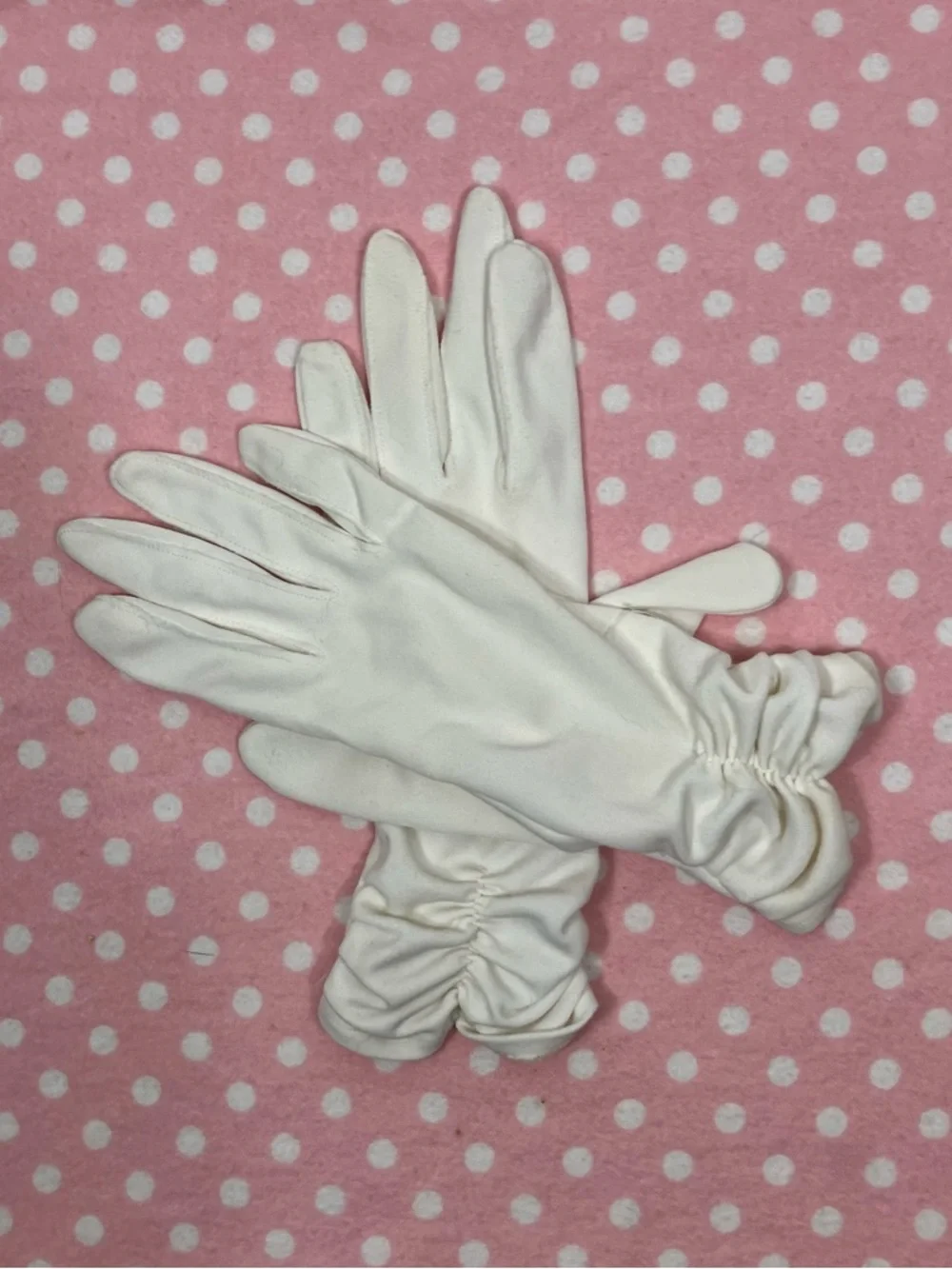 Vintage Ladies White Gloves 7